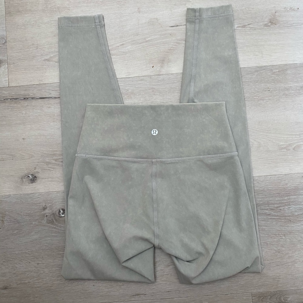 Lululemon Wunder Under High Rise Acid Washed Tight